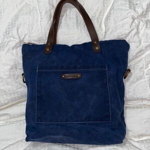 Red House Canvas Tote Bag denim color canvas